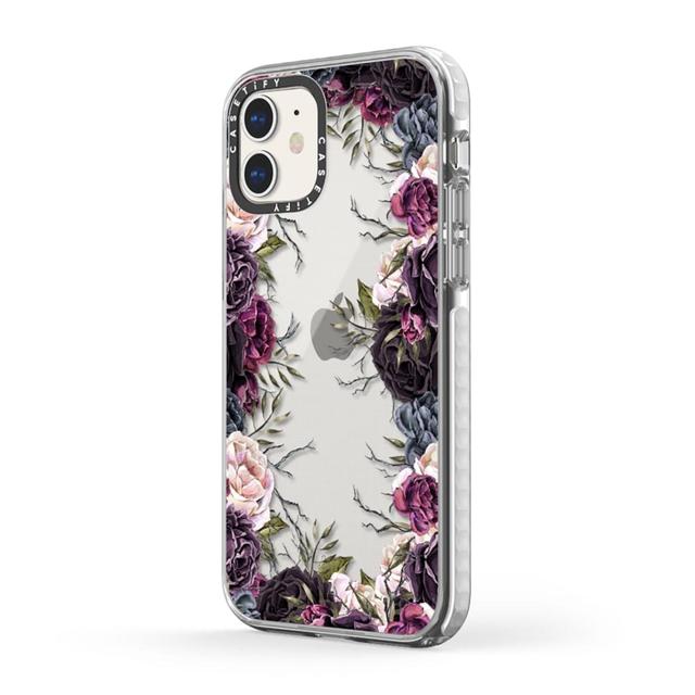 Casetify SECRET GARDEN Apple iPhone 12 Mini - 10 Ft. Ultra Impact Protection Shock Absorbing Cover, Anti-Microbial, Slim & LightWeight, Wireless & MagSafe Charging Compatible - Clear - SW1hZ2U6MzYwNjU2