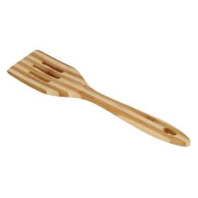 ملعقة مصفاة خشبية من الخيزران Delcasa Bamboo Serving Spoon