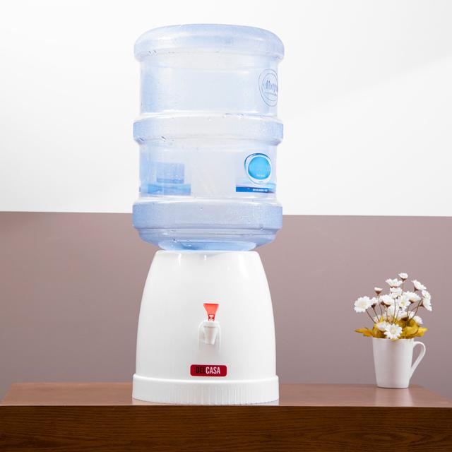 Delcasa DC1860 Water Dispenser - High-Quality Food Grade PP Polymer Material | Non-Dust Adhesive - Prevents Bacteria | No Water Leakage, Low Cost | Easy to Install | 4 to 5 Gallon Bottle - SW1hZ2U6Mzc2NTEx