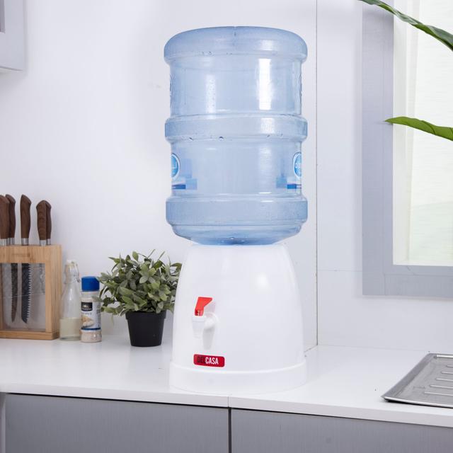 Delcasa DC1860 Water Dispenser - High-Quality Food Grade PP Polymer Material | Non-Dust Adhesive - Prevents Bacteria | No Water Leakage, Low Cost | Easy to Install | 4 to 5 Gallon Bottle - SW1hZ2U6Mzc2NTEz
