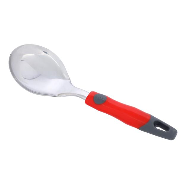 Delcasa Stainless Steel Rice Spoon, DC1933 | PP Handle | Dishwasher Safe | Elegant Design | Dinner Cutlery/Crockery Utensil | Ideal For Rice, Soup, Desserts & More - SW1hZ2U6NDI3NjY4