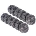 Delcasa 12 Pcs Steel Wool, DC2016 | Ideal for Cast Iron Pans, Powerful Scrubbing for Stubborn Messes | Scrubber for Kitchens, Bathroom and More - SW1hZ2U6NDI0ODk5