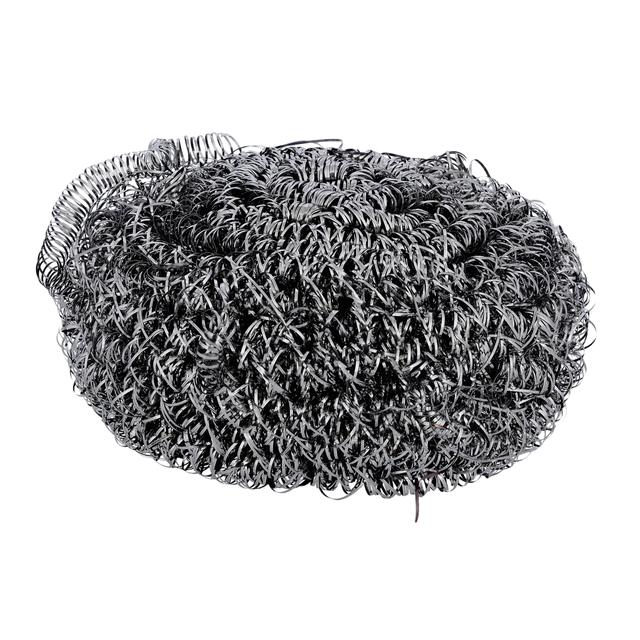 Delcasa 2 Pcs Steel Wool, DC2017 | Ideal for Cast Iron Pans, Powerful Scrubbing for Stubborn Messes | Scrubber for Kitchens, Bathroom and More - SW1hZ2U6NDI0OTUw
