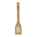 Delcasa Bamboo Slotted Turner, 100% Natural Bamboo, DC2097 | Resist High Temperature & Corrosion | Won't Scratch Your Pots & Pans | Bamboo Spoon can be used for Flipping, Frying, Serving, Cooking - SW1hZ2U6NDI4MzYz