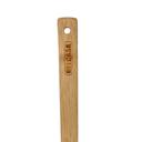 Delcasa Bamboo Slotted Turner, 100% Natural Bamboo, DC2097 | Resist High Temperature & Corrosion | Won't Scratch Your Pots & Pans | Bamboo Spoon can be used for Flipping, Frying, Serving, Cooking - SW1hZ2U6NDI4Mzcz