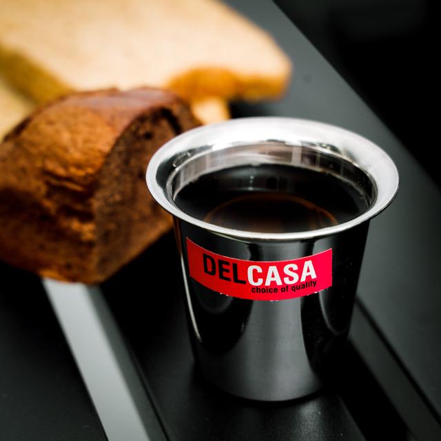 Delcasa Stainless Steel Coffee Glass, Dishwasher Safe, DC2206 - Short Glass Vessel Mini Portable Wine Glass Travel Cup Camping Drinking Glasses Mug Coffee Beer Glass - SW1hZ2U6NDMxMjQ2