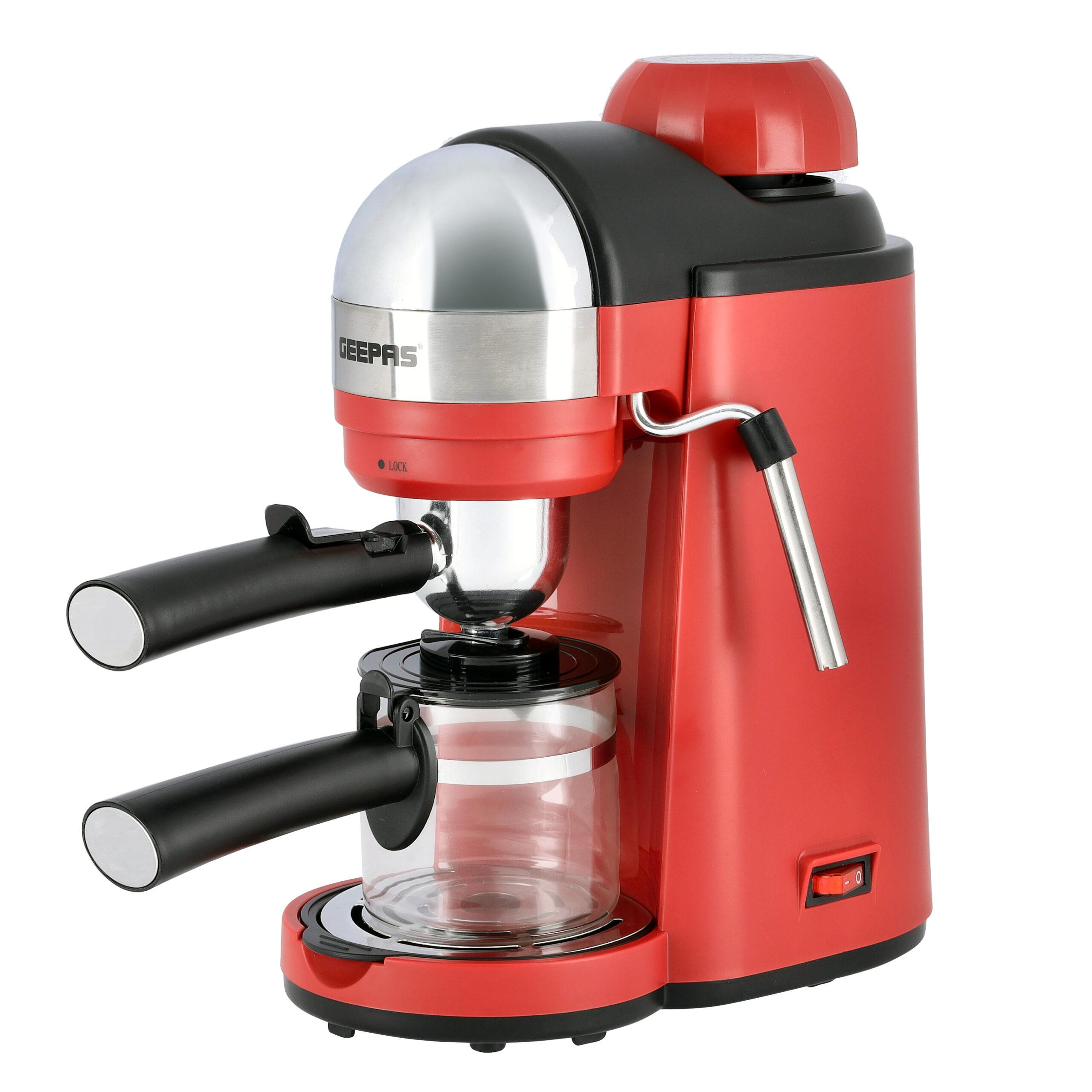 ماكينة صنع اسبريسو بسعة 0.24 لتر Geepas Espresso Coffee Maker