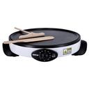 Geepas Crepe Maker, 13" Die-Cast Aluminum Baking Plate, GCM63039 | Non-Stick Coating Plate | Adjustable Double Thermostat | Cord-Wrap Storage | 1 Wooden Spatula, 1 T-Type Spreader | 1000W - SW1hZ2U6NDI2OTc5