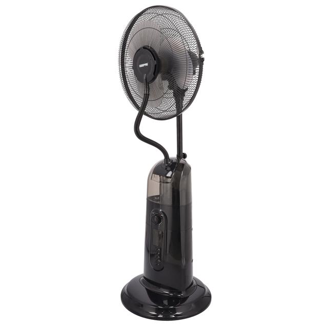 Geepas 16" Mist Fan With LCD Display, & Remote Control, GF21161 | 3 Speed Setting & Breeze Modes | Oscillation & Tilt Function | 0.5-7.5H Timer Function | Transparent Water Tank | Home & Office Use - SW1hZ2U6NDI4NzM1