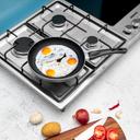 Geepas Stainless Steel Built-In Gas Electric Hot Plate Hob, GGC31036 | 4 Burners & 1 Hot Plate | LPG Gas Type & Auto Ignition System | Metal Knob | Cast Iron Pan Support - SW1hZ2U6NDI5MTI4