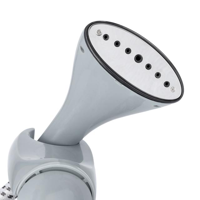 Geepas Garment Steamer, Thermostat Protection, GGS25033 - 1.3L Water Tank, Powerful Steam, Aluminium Pole, Heating Time: 35-45 Seconds, 11 Positions - SW1hZ2U6NDI4NjQ1