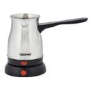 Geepas Electric Turkish Coffee Maker, Stainless Steel Body, GK38050 - 0.8L Capacity,360-Degree Rotation, Non-Automatic Cut Off, Coffee Kettle for Home Office, Food Grade and Safe to Drink, 2 Years Warranty - SW1hZ2U6NDI4ODMx