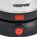 Geepas Electric Turkish Coffee Maker, Stainless Steel Body, GK38050 - 0.8L Capacity,360-Degree Rotation, Non-Automatic Cut Off, Coffee Kettle for Home Office, Food Grade and Safe to Drink, 2 Years Warranty - SW1hZ2U6NDI4ODQ3