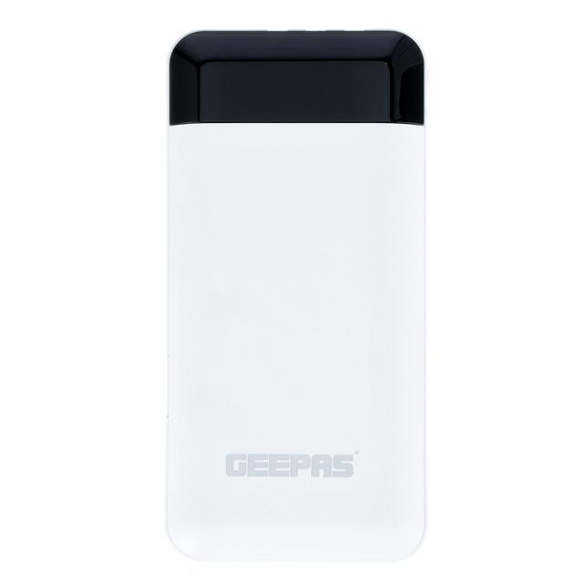 بور بانك بسعة 10000mAh لون أبيض Power Bank Portable Gaming - Geepas - SW1hZ2U6NDI4NzAz