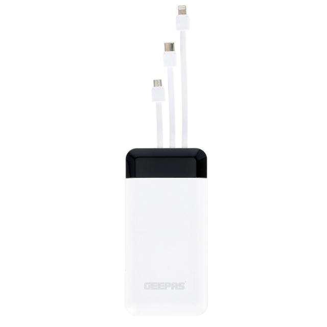 Geepas Power Bank, Portable Gaming, 10000mAh, GPB58055 - Cell Phones, Tablets, Digital Camera, Mp3 Player, iPhone Android Charging Cable Charging Cable, Type-C Charging Cable - SW1hZ2U6NDI4NzA5