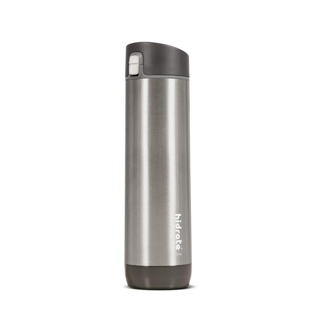 HidrateSpark Chug 17Oz / 620ml - World's Smartest Water Bottle, Hydration Tracker, Lights Up to Remind a Drink, Stainless Steel Double Wall Vacuum-insulated, Rechargeable Battery - Stainless - SW1hZ2U6MzYwOTE1