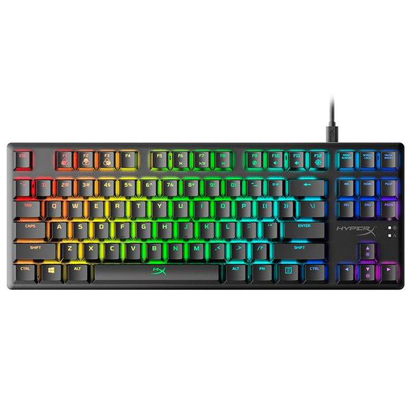 HyperX Alloy Origins Core Tenkeyless Mechanical Gaming Keyboard (US layout) | RGB Lighting Effect, TKL Design, Anti-Ghosting with N-Key Rollover, USB-C Connection - Red - SW1hZ2U6MzYxMDEz