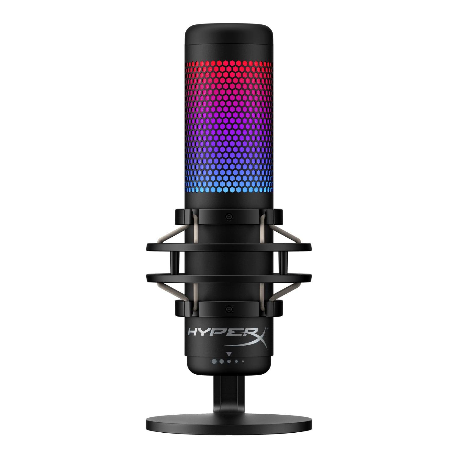 مايكروفون قيمنق إحترافي  HYPERX QuadCast S Standalone Microphone - Black - cG9zdDozNjEwNDE=