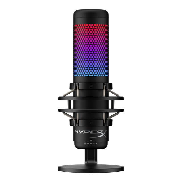 مايكروفون قيمنق إحترافي  HYPERX QuadCast S Standalone Microphone - Black - SW1hZ2U6MzYxMDQx