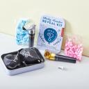 Kikkerland Baby Gender Reveal Kit - Perfect Accompaniment for Baby Shower Party, comes w/ Blue and Pink Confetti + Balloons and Noise Maker - SW1hZ2U6MzYxMjI3