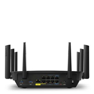 Linksys - Max-Stream AC5400 MU-MIMO Gigabit Wi-Fi Router - Black - SW1hZ2U6MzYxNTcy