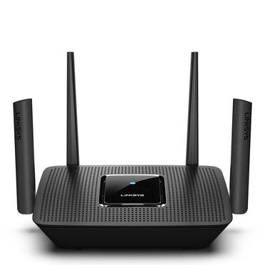 Linksys MR900 Tri-Band Mesh WiFi 5 AC3000 MU-MIMO Router - Smart Router/Extender, 3.0 Gbps speed, Full Coverage 3,000 SQ FT / 260 SQM, for Home, Office, Gaming, 4K HD Streaming - Black - 1 PK - SW1hZ2U6MzYxNTg5