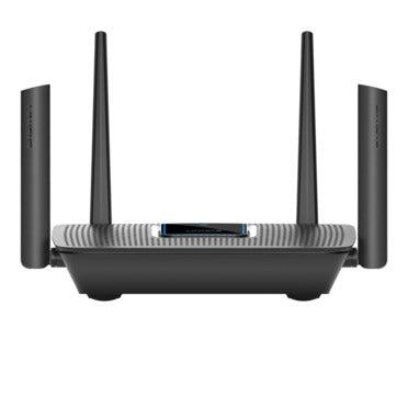 Linksys MR900 Tri-Band Mesh WiFi 5 AC3000 MU-MIMO Router - Smart Router/Extender, 3.0 Gbps speed, Full Coverage 3,000 SQ FT / 260 SQM, for Home, Office, Gaming, 4K HD Streaming - Black - 1 PK - SW1hZ2U6MzYxNTkx