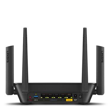 Linksys MR900 Tri-Band Mesh WiFi 5 AC3000 MU-MIMO Router - Smart Router/Extender, 3.0 Gbps speed, Full Coverage 3,000 SQ FT / 260 SQM, for Home, Office, Gaming, 4K HD Streaming - Black - 1 PK - SW1hZ2U6MzYxNTkz