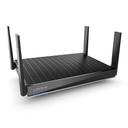 Linksys MR9600 Dual-Band Mesh WiFi AX6000 - Smart Router/Extender, 6.0 Gbps speed, Full Coverage 3,000 SQ FT / 260 SQM, for Home, Office, Gaming, 8K HD Streaming - Black - 1 PK - SW1hZ2U6MzYxNTk2