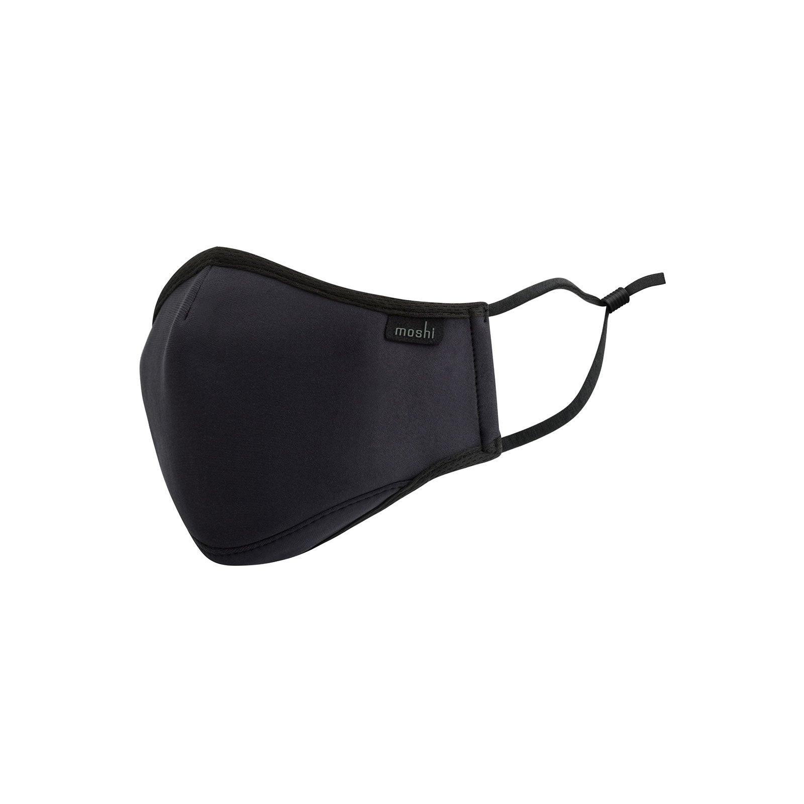 ماسك قماشي قياس سمول لون أسود OMNIGUARD Mask - Washable/Reusable Facial Mask Small - Moshi