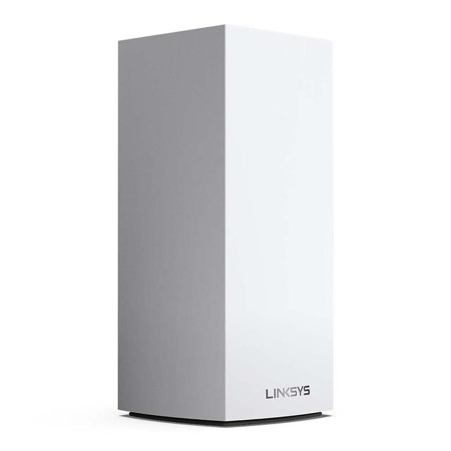 Linksys VELOP MX5300 Whole Home Mesh Tri-Band WiFi 6 System - Smart Router/Extender, 5.3Gbps speed, Full Coverage 6,000 SQ FT / 525 SQM, for Home, Office, Gaming, 4K HD Streaming - White - 1 PK - SW1hZ2U6MzYxOTY0