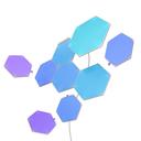 Nanoleaf SHAPES Hexagons Starter Kit - Smart WiFi LED Panel System w/ Music Visualizer, Instant Wall Decoration, Home or Office Use, 16M+ Colors, Low Energy Consumption - White - 9 packs - SW1hZ2U6MzYxOTc0