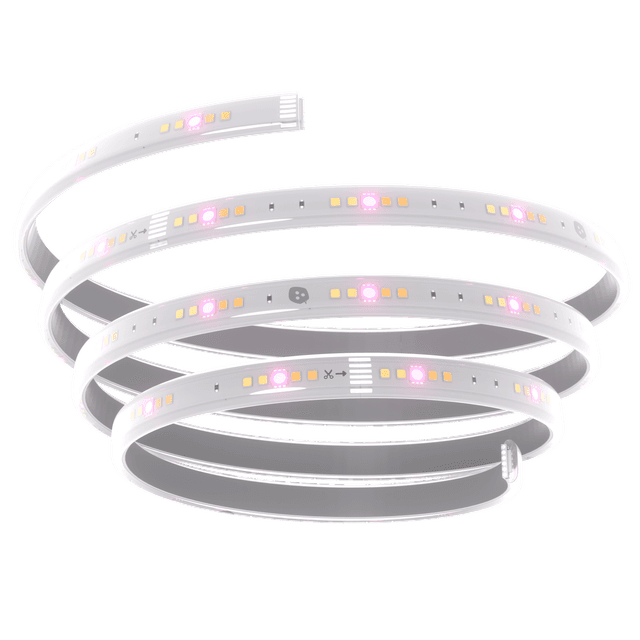 Nanoleaf ESSENTIALS LIGHTSTRIP Expansion 40"/1 Meters - Smart Light Strips for Home/Office, Color Changing RGBCW, Dimmable, Bluetooth/Thread Enabled, works with Siri/Google - SW1hZ2U6MzYyMDQ5