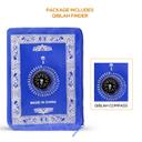 NOOR-1 Noor Prayer Mat (Musalla) - Portable Pocket Prayer Mat for Islamic Prayer, 100 cm x 60 cm – Travel Friendly with Compass Qibla Finder - Muslim/Islamic Janamaz – Travel Prayer Mat for Mosque or Travel - SW1hZ2U6NDE2NjAw