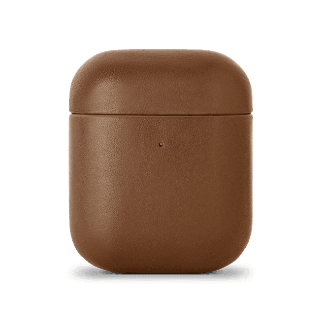Native Union CLASSIC Apple Airpods Pro Case - Crafted w/ Italian Leather, Drop-Proof Slim Cover, Wireless Charging Compatible (Gen 2 case) (Tan) - SW1hZ2U6MzYyMDYx