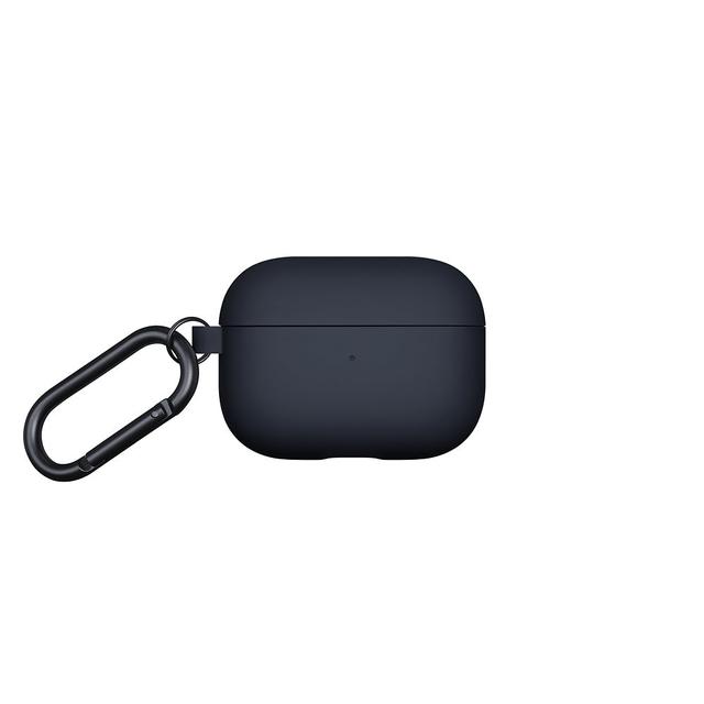 Native Union ROAM Apple Airpods Pro Case - Crafted w/ Smooth Silicone, Drop-Proof Slim Cover, Includes Carabiner, Wireless Charging Compatible (Navy) - SW1hZ2U6MzYyMDk4