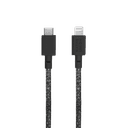 Native Union BELT USB-C to LIGHTNING Cable 10Ft - Braided Nylon PD Cable, w/ Leather Strap, for Apple iPhone 12/Pro/Max, 11/Pro/Max, XS/XR/X/Max, 8/8 Plus, iPad/iPad Air - Cosmos - SW1hZ2U6MzYyMTQx