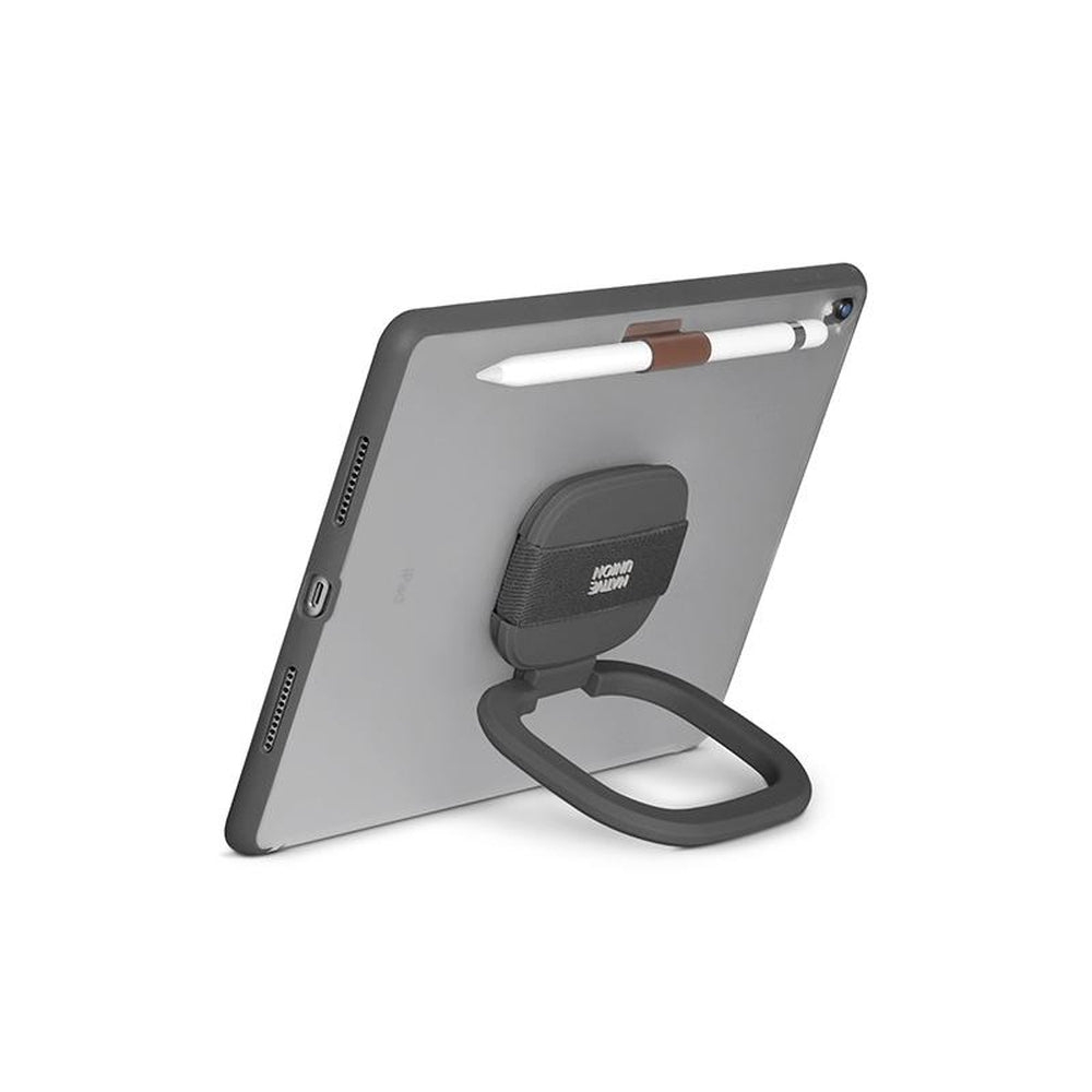كفر سيلكون للآيباد مع قبضة بلون رمادي Gripster Case with Multi-Functional Grip/Stand For iPad Pro - Native Union