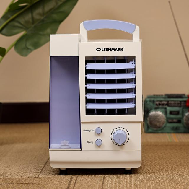 Olsenmark Mini Air Cooler - Fan, Air Cooler, Humidifier, Air Purifier - 0.80 Liter - 3 Wind Speed - SW1hZ2U6NDEyMTU4