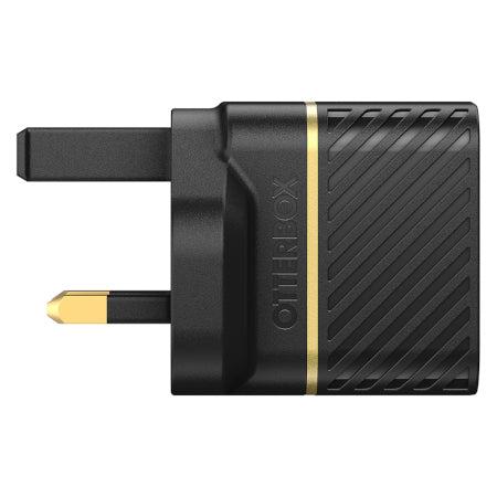 OtterBox UK Wall Charger 20 Watts - Rugged Fast Compact Charger, Drop Tested,for iPhone 12/11/Pro/Pro Max/XR/XS/8/8Plus, iPad Pro/Air/Mini & USB-C devices - Black - SW1hZ2U6MzYyNTQ4