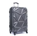 طقم حقائب سفر 3 حقائب مادة ABS بعجلات دوارة (20 ، 24 ، 28) بوصة رمادي PARA JOHN - Matrix 3 Pcs Trolley Luggage Set, Dark Grey - SW1hZ2U6MzY0MDY3
