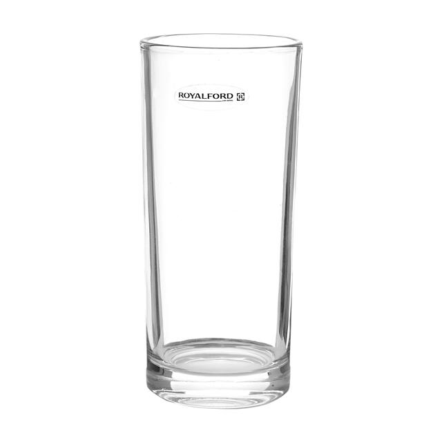 طقم كاسات زجاجي 3 قطع 11 أونصة Royalford - 11oz 3Pcs Glass - Water Cup Drinking Glass - SW1hZ2U6NDAyOTMx