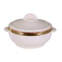 Royalford 2500 Ml Litre Classic Casserole - Thermal Casserole Dish - Double Wall Insulated Serving - SW1hZ2U6MzkzMDM2