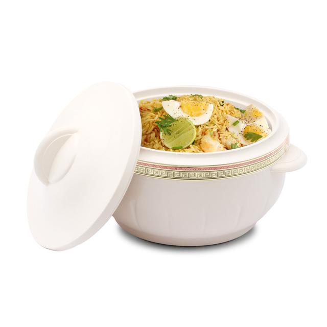 Royalford 3500 Ml Litre Classic Casserole - Thermal Casserole Dish - Double Wall Insulated Serving - SW1hZ2U6MzkzMDU2