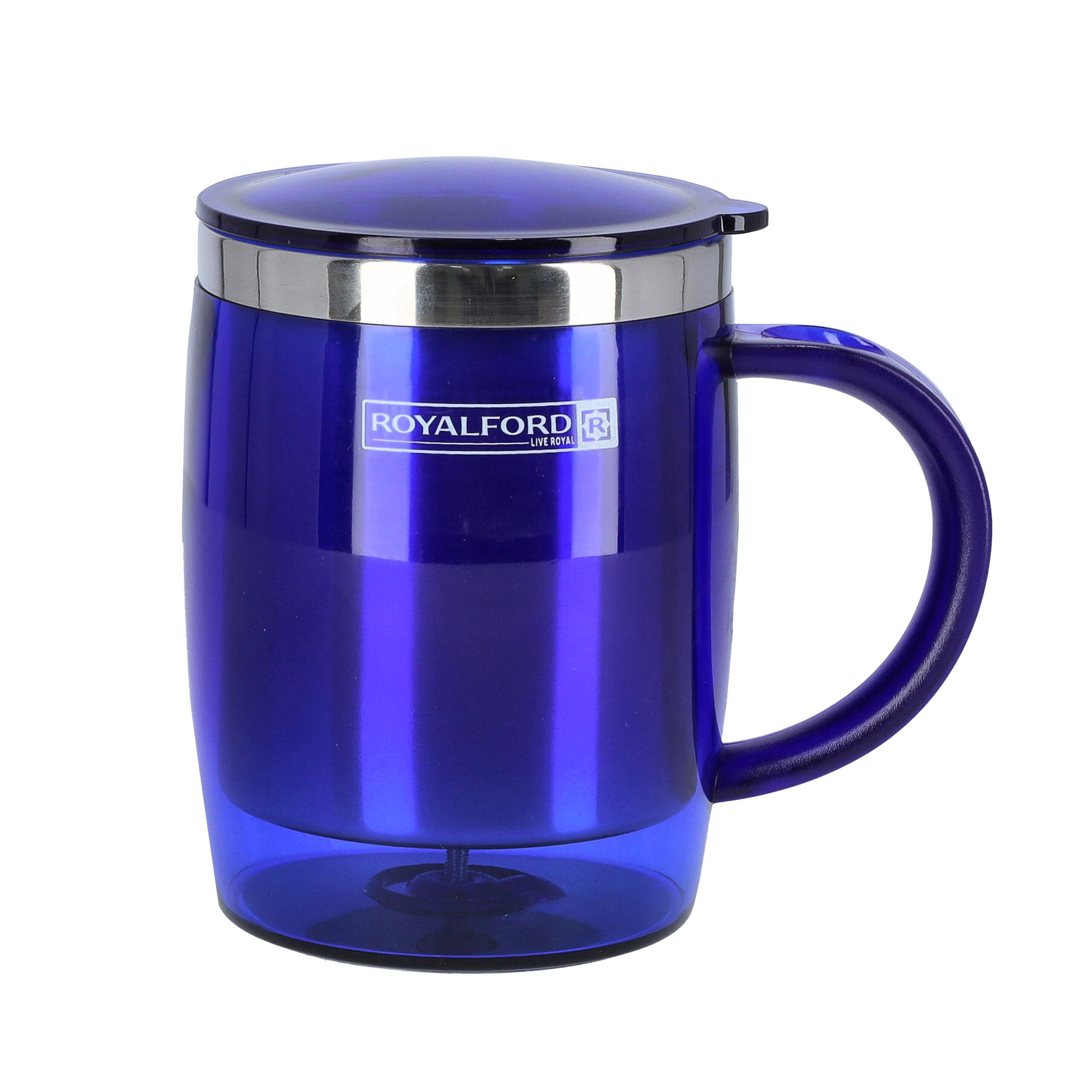ماغ (كوب) حراري معدني 400 مل أزرق Royalford - 14 Oz Travel Mug/Blue