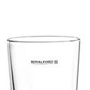 كوب ماء حزمة 6 في 1 6Pcs Glass Tumbler Water Cup Drinking Glass من Royalford - SW1hZ2U6NDAyOTU0