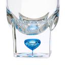 Royalford Acrylic Glass With Crystal Base - Transparent Water Cup Drinking Glass - SW1hZ2U6NDA0MDMw