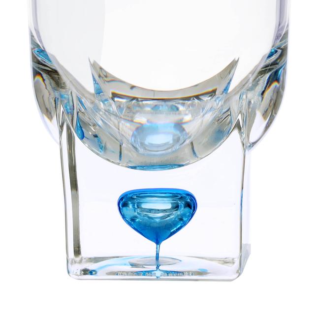 Royalford Acrylic Glass With Crystal Base - Transparent Water Cup Drinking Glass - SW1hZ2U6NDA0MDMw