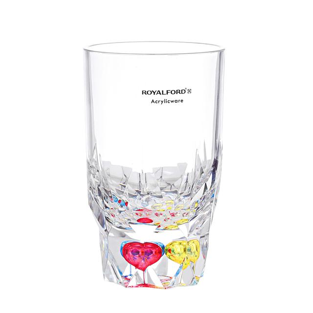 كأس زجاجي بقاعدة كريستال - 410 مل Acrylic Glass With Crystal Base - Royalford - SW1hZ2U6NDAzOTg2
