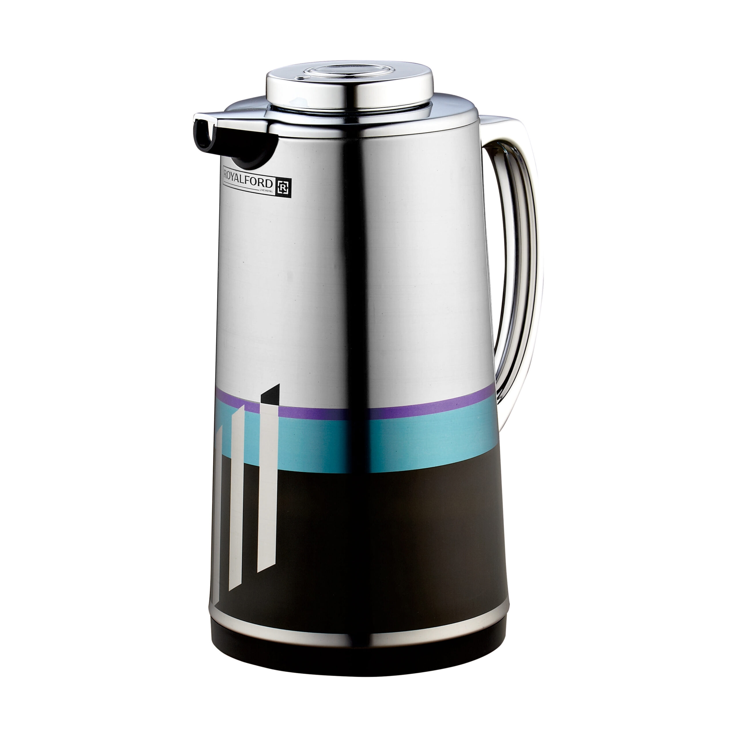 دلة قهوة حافظة للحرارة بسعة 1.9 لتر | Royalford Silver Vacuum Flask